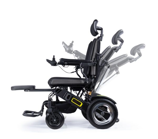 Reclining Power Electric Wheelchair: Lightweight Foldable Power Wheelchair